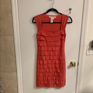 Studio M Coral Sleeveless Dress in Sz S